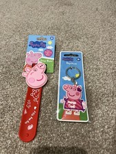 Officially Licensed Peppa Pig Keyring And Snap Band Party Bag Stocking Gifts