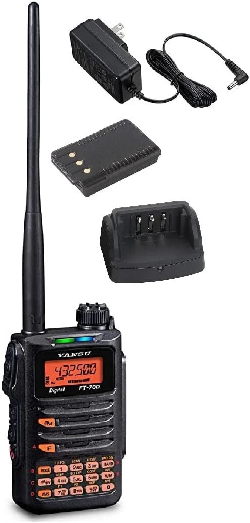 Yaesu FT-70D C4FM FDMA / FM 144/430 MHz Dual Band 5W Handheld Transceiver