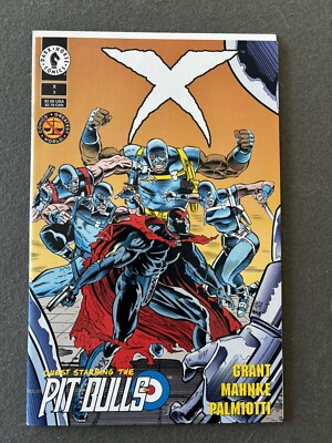 X #3, NM+, Jimmy Palmiotti, Grant, Dark Horse, Pit Bulls, 1994, more in store