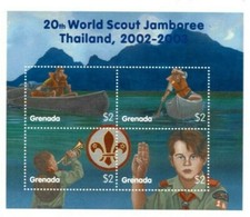 Grenada 2002 - Boy Scouts - Sheet Of 4 Stamps - Scott #3265 - MNH