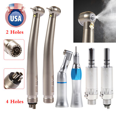 NSK Style Dental Pana Max LED High low Speed Handpiece Air Turbine kit 2/4 HoleS