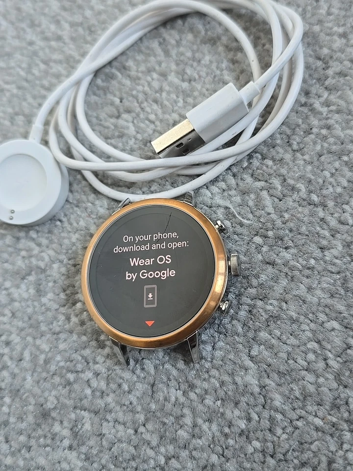 Fossil Venture HR Gen 4 Smart Watch DW7F1 - Rose Gold & Silver - HR GPS Ref A13 - Image 4 of 4