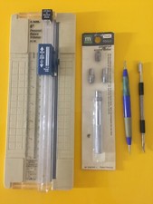 4pcs LOT Fiskar Eyelet Setters 3 Sizes Making Memories, Rotary Cutter