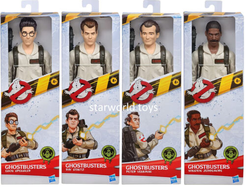 2021 Hasbro 12 pouces Classic Ghostbusters lot de 4 figurines Egon Ray Peter Winston 9558 - Photo 1 sur 2