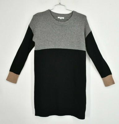 madewell colorblock sweater dress