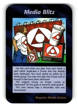 Media Blitz Card Unlimited INWO Illuminati New World Order Game
