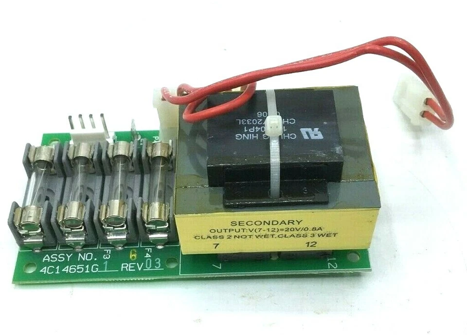 Liebert 4C14651G1S Rev 3 Fused Circuit Board 4C14651G1 4C14652R3 Free Shipping - Image 3 of 4