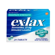 Ex-Lax Maximum Strength Stimulant Laxative Constipation Relief Pills for Occa..