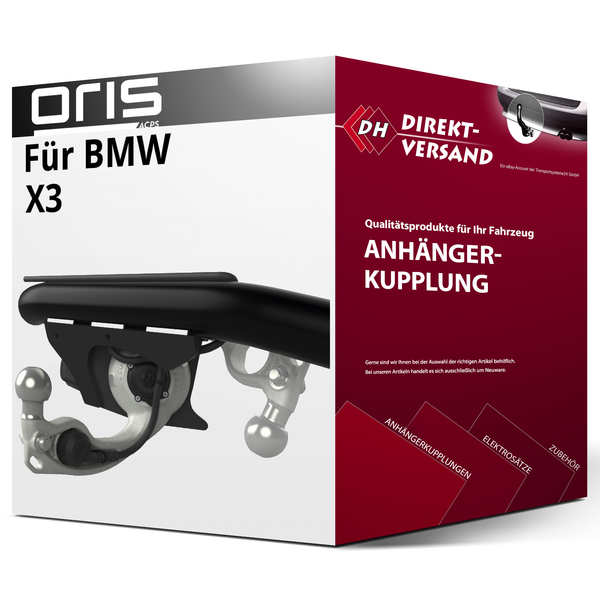 für BMW X3 Typ G01 / F97 / G08 (Oris) AnhäNgerkupplung Schwenkbar Neu-image