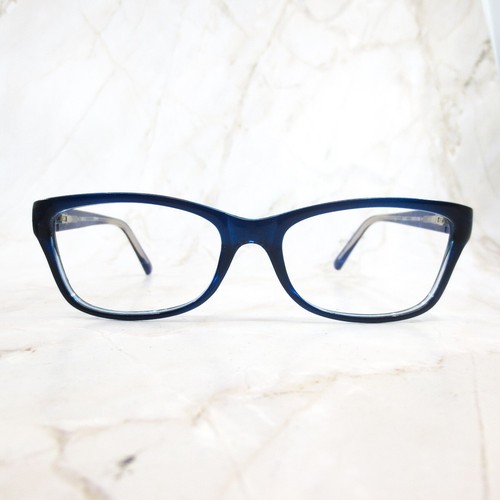 Eye Q Eyeglasses Frame SW444 Womens Navy Blue Plastic Full Rim Cat Eye 51-17-135
