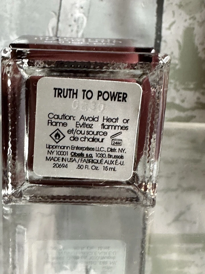 Esmalte de uñas Deborah Lippmann TRUTH TO POWER 15 ml NUEVO caja otoño marrón gel laboratorio profesional Foto 4 de 4