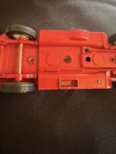Vintage Lesney Matchbox Models Of Yesteryear Y-7 Rolls-Royce Fire Engine Truck - Picture 5 of 5