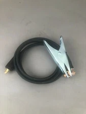 10' HTP #2 Ground Cable Clamp Assy Miller Lincoln AHP 35 Dinse Made in USA