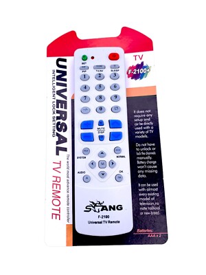 UNIVERSAL TV-Fernbedienungen | F-2100 Intelligent Lock Einstellung TV Remote
