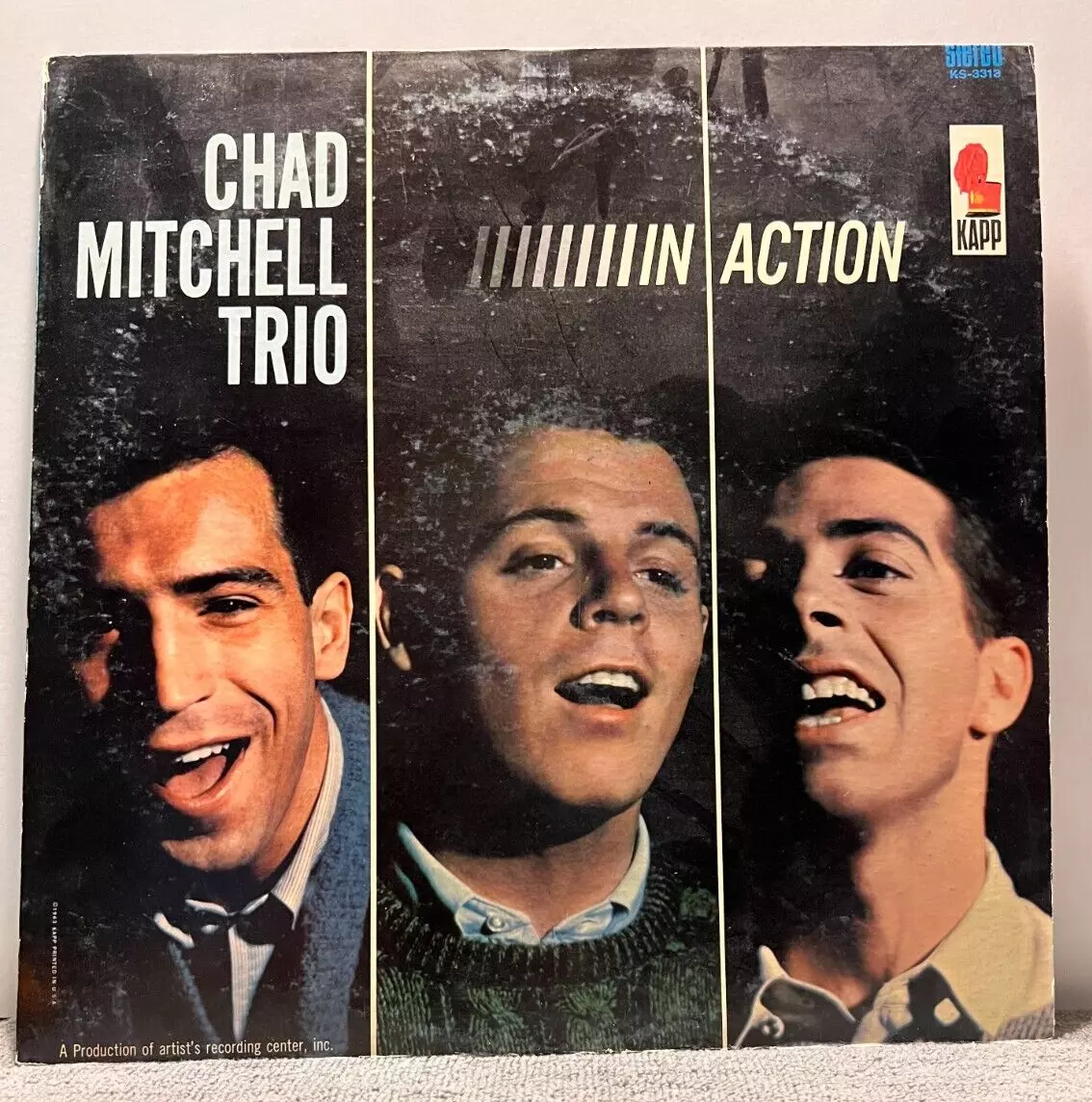 A58 The Chad Mitchell Trio In Action, 1963 Kapp Records KS 3313