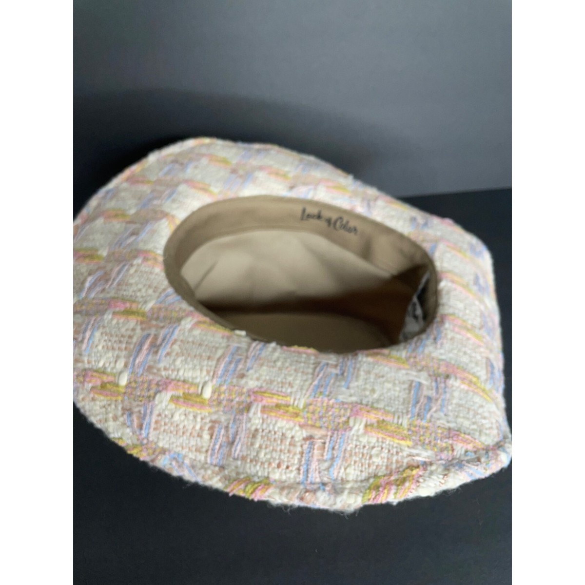 Free people Lack of Color Pastel Tweed Cowboy Hat Size M  display picture 2