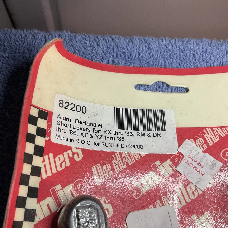 Juego de palancas cortas Sunline Alum 1985 Yamaha/Suzuki/Kawasaki/Honda solo todo terreno Foto 2 de 4