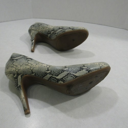 Mossimo Womens Shoes Sz 7.5 Snakeskin Print Pumps 4" Heels Reptile - Picture 6 of 8