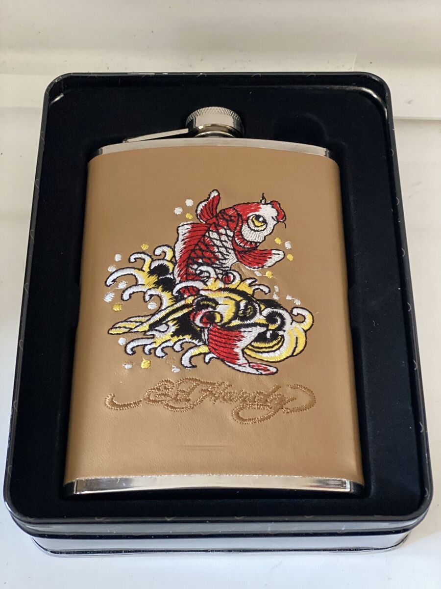 8oz Koi Fish Stainless Steel Flask 8oz Koi Fish Stainless Steel Flask