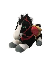 Disney Store Mulan Horse Stuffed Animal 18 inch Animated Khan Pony Toy Fair 
