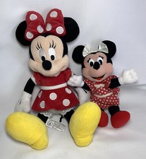 Disney Store Minnie Mouse Plush Stuffed Toys Lot of 2