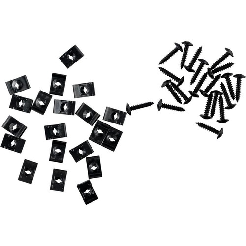 20x Plastic Body Screws And Clips For GY6 Scooter 50-150 J21 Black + J113 - Picture 11 of 12