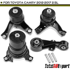 4x Auto trans Engine Motor & Transmission Mount for Toyota Camry 12-17 L4 2.5L