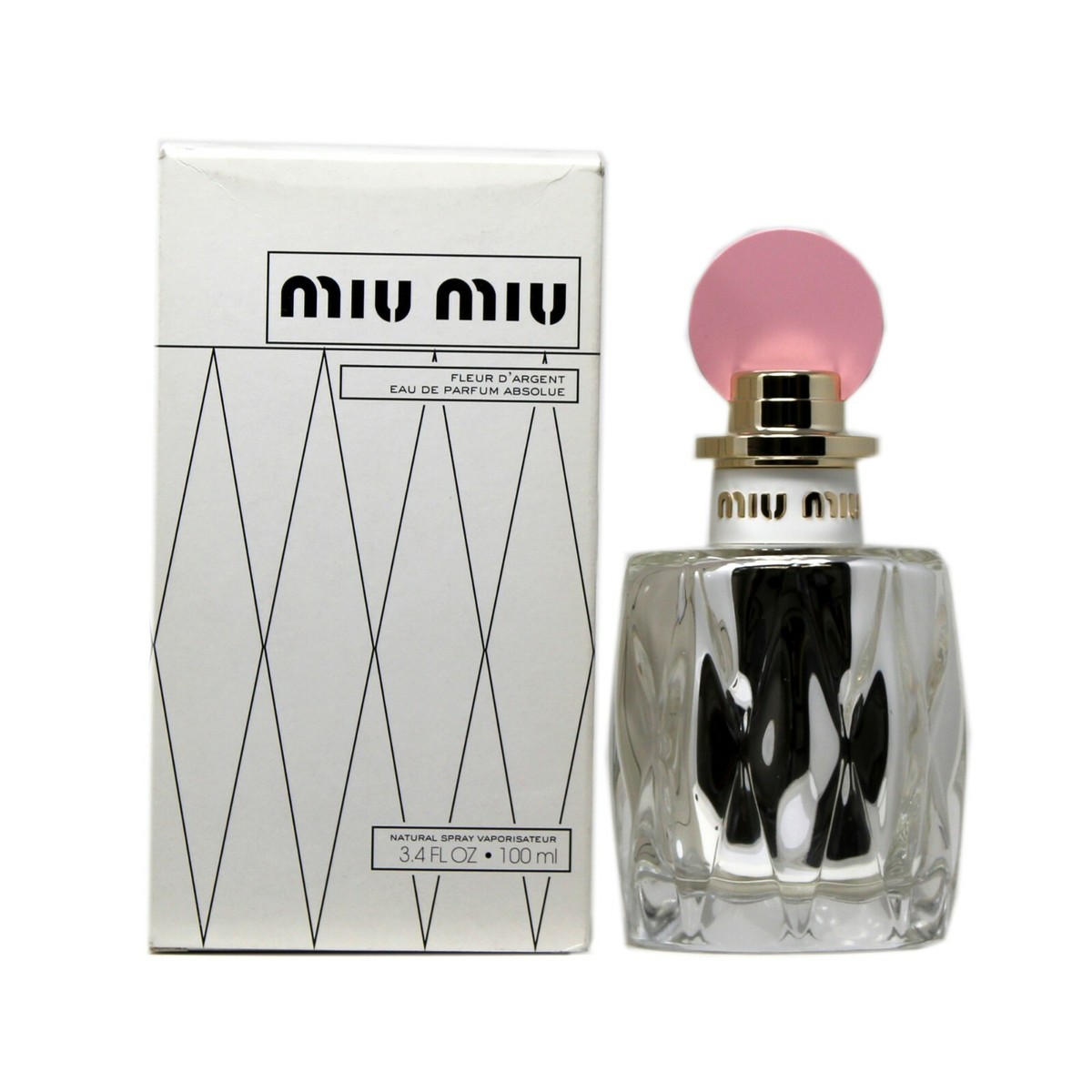 MIU MIU FLEUR D'ARGENT EAU DE PARFUM ABSOLUE NATURAL SPRAY 100 ML