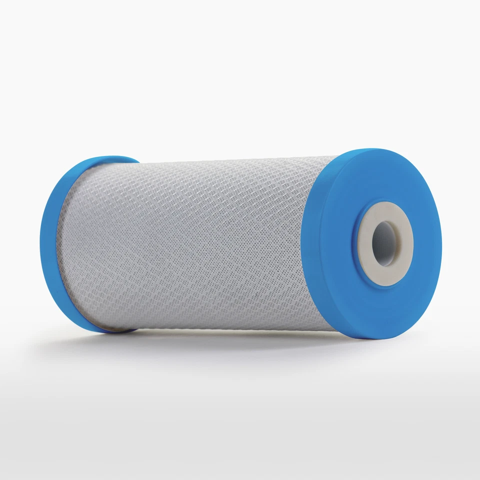 Wholehouse Hydroponics Carbon Block Water Filter 1 Micron 4.5" x 10", 3 Pack - Image 3 of 4