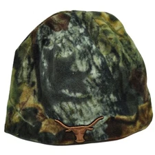 NCAA Zephyr Texas Longhorns Reversible Knit Beanie Cap Mossy Oak Camo Knit