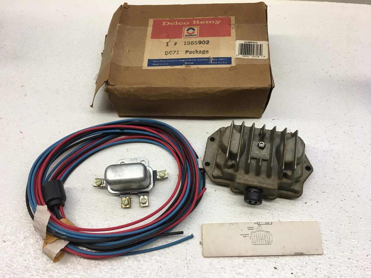 邦楽 AMORAL EMISSION REGULATORS CD NOS Delco Remy Regulator Package Kit 20RD 30RD 1985902 D671
