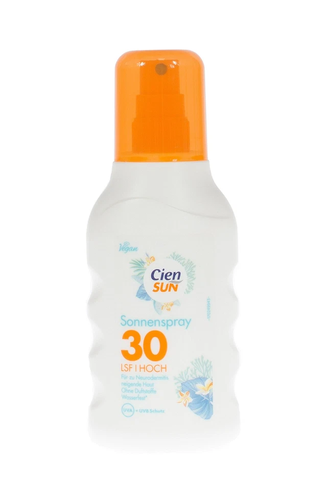 Cien Sun Sonnnenspray LSF 30 200ml Vegan Wasserfest Made in Germany