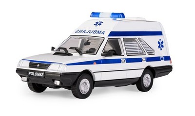 FSO POLONEZ CARGO CARO AMBULANCE 1:43 POLISH CLASSIC CAR DIE CAST MODEL NEW