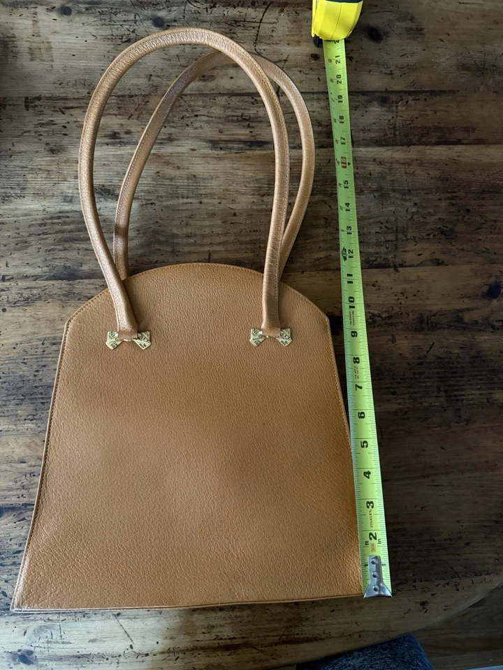 Bolso de Hombro Nina Ricci Auténtico Vintage Cuero Genuino Foto 2 de 4