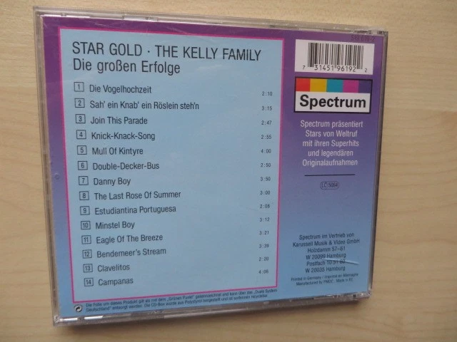 CD STAR GOLD - KELLY FAMILY - SPECTRUM - Bild 2 von 2