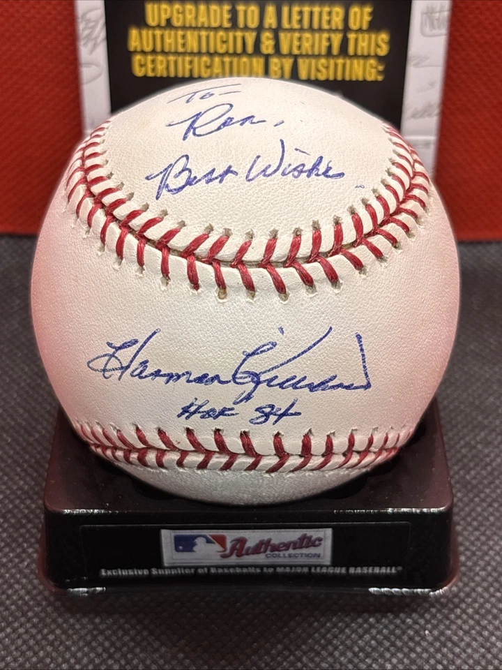 Harmon Killebrew Autographed Baseball JSA cert “HOF 84 Best Wishes” Inscribed - Image 2 of 4