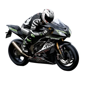Motorbike Motorcycle Cafe Racer Self Adhesive Vinyl Sticker
