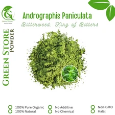 50 g - 500 g POWDER Green Chirayta  Bitters Sambiloto Andrographis Paniculata