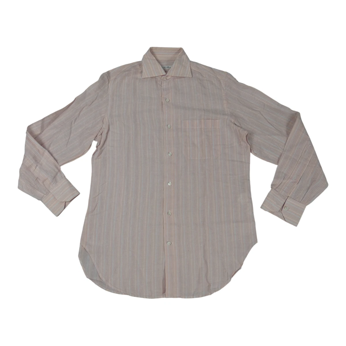 Loro Piana Linen Striped Casual Button-Down Shirts for Men for