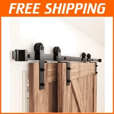 Smooth Operation Bypass Barn Door Hardware - 6FT