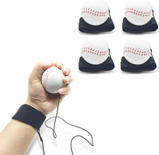4/8/16 Pack 2.36 Inch Wrist Return Balls Baseballs on a String with Wristband -