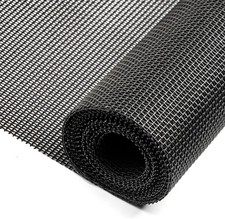59" x 200" Pet Proof Window Screen Roll Replacement Thicken Charcoal Screen Mesh