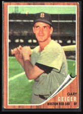 1962 Topps #117b Gary Geiger : Green Tint