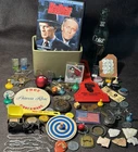 Diverse Vintage Junk Drawer - Old Coins, Charms, Arrowheads, Coke, More (128)