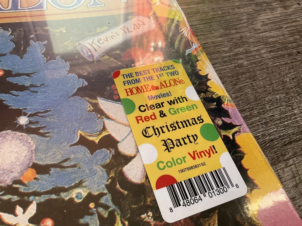 Home Alone Christmas Soundtrack OST Vinyl LP - Clear w/ Red Green - NEW & SEALED - Image 3 of 4