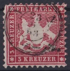 = Württemberg Mi. No. 26 c used (DKR Eels) Deep Tested Buying BPP - 25 M € =.