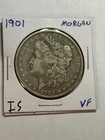 1901-P Morgan Silver Dollar $1 VF Better Date