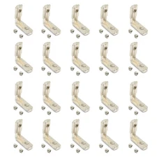 20PCS L Model 90 Degree Interior Inside Corner Connector Joint Bracket with S...