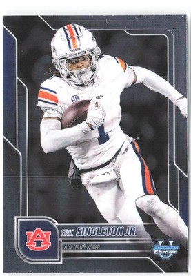 2025 Bowman University Chrome #186 Eric Singleton Jr.