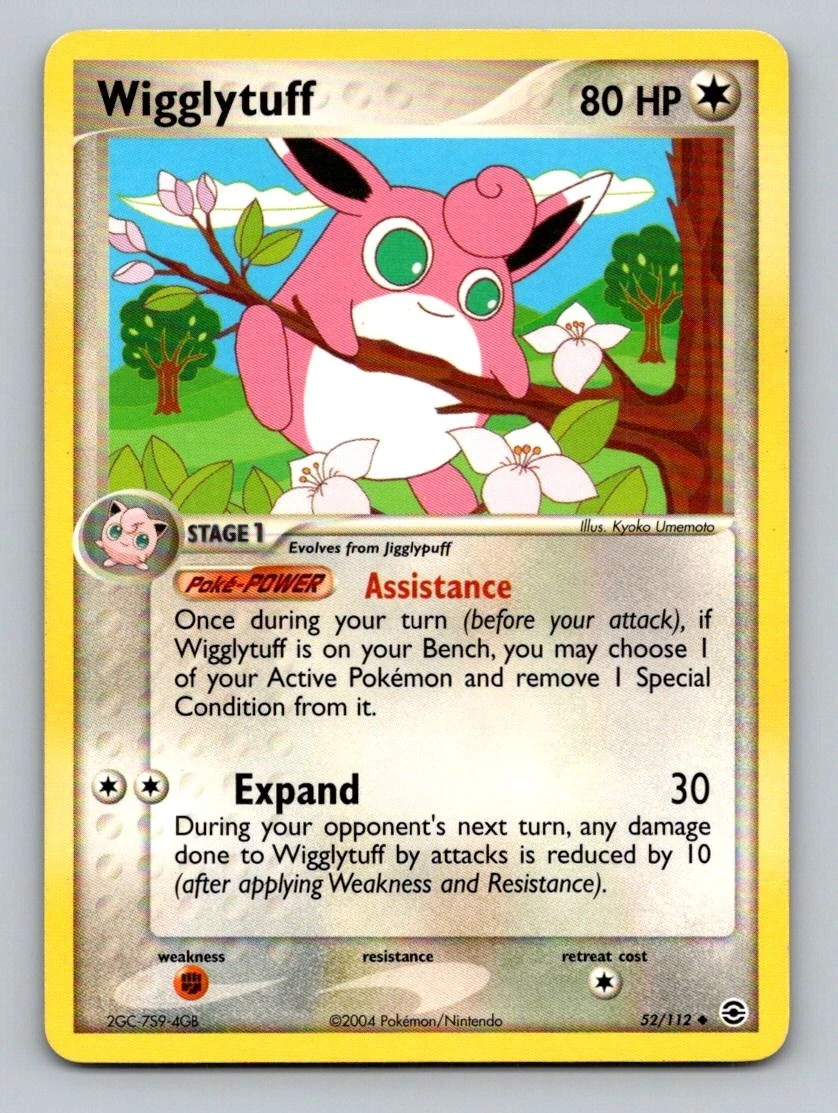 Wigglytuff Uncommon FireRed & LeafGreen 52/112 NM